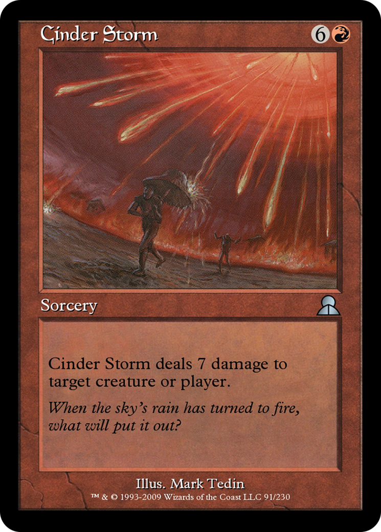Cinder Storm (ME3-091) - Masters Edition III Foil