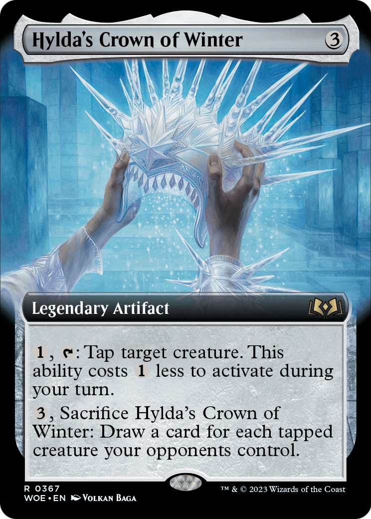 Hylda's Crown of Winter (Extended Art) (WOE-367) - Wilds of Eldraine: (Extended Art)