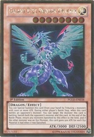 Galaxy-Eyes Photon Dragon (PGLD-EN038) - Premium Gold 1st Edition