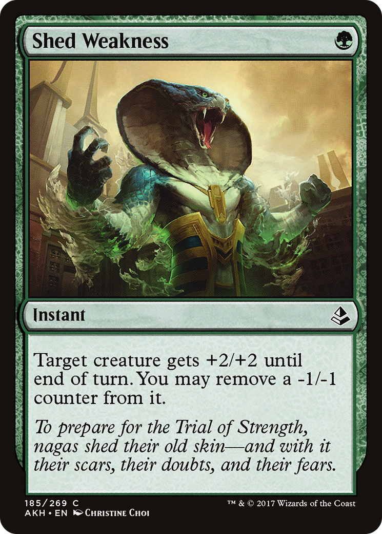 Shed Weakness (AKH-185) - Amonkhet Foil