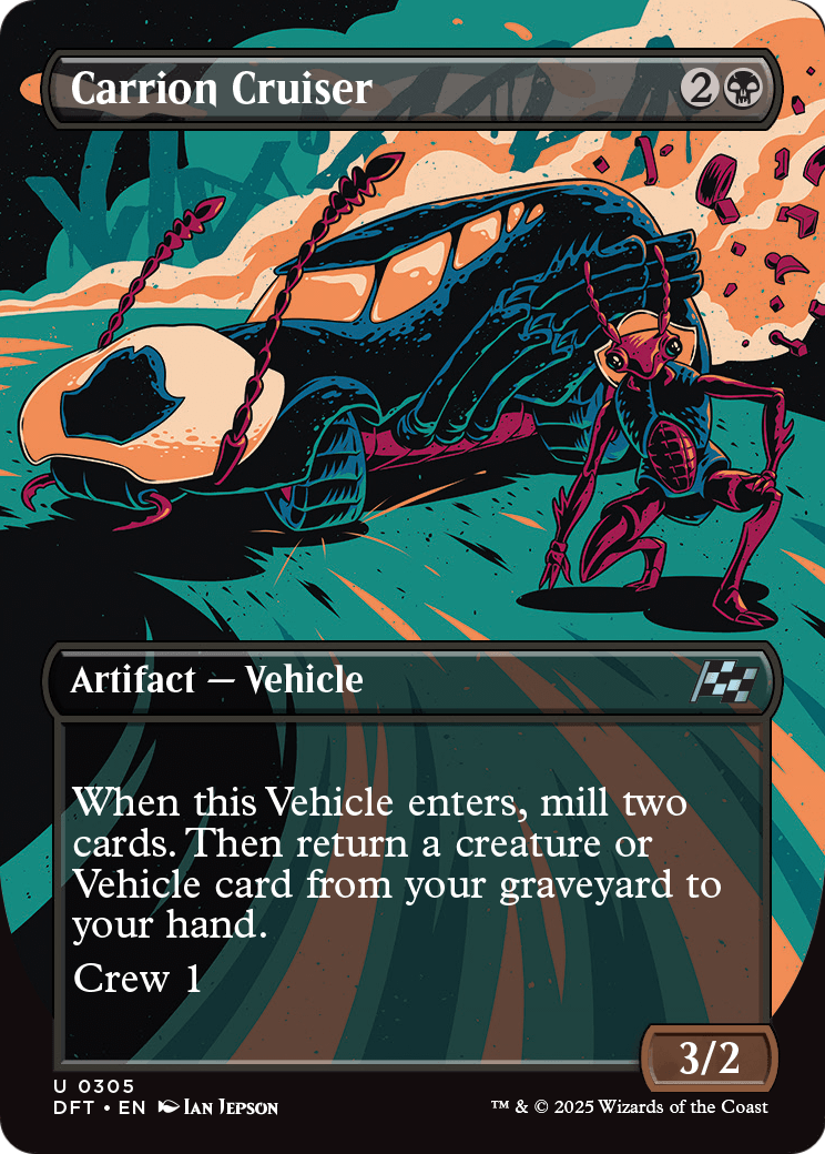 Carrion Cruiser (Borderless) (DFT-305) - Aetherdrift Foil