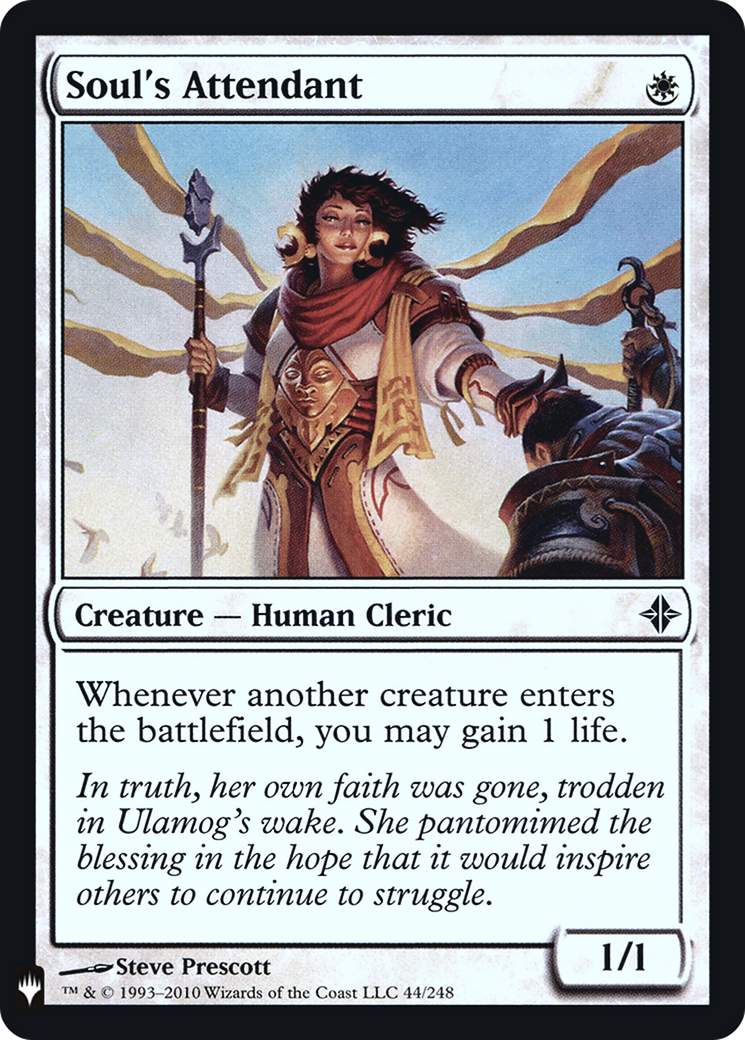 Soul's Attendant (LIST-044) - The List Foil