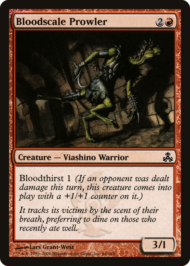 Bloodscale Prowler (GPT-064) - Guildpact Foil