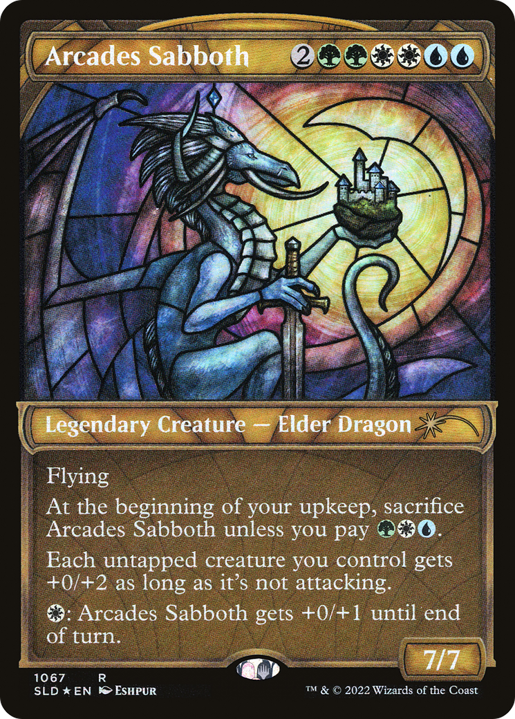 Arcades Sabboth (Stained Glass) (Textured Foil) (SLD-1067) - Secret Lair Drop: (Showcase) Foil