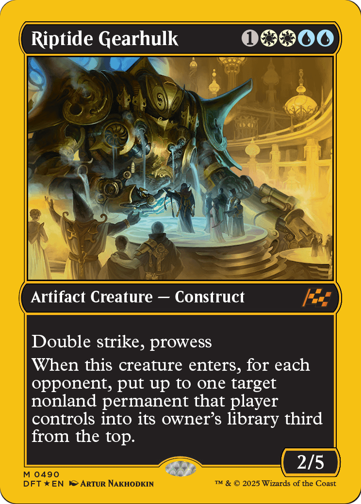 Riptide Gearhulk (First-Place Foil) (DFT-490) - Aetherdrift Foil