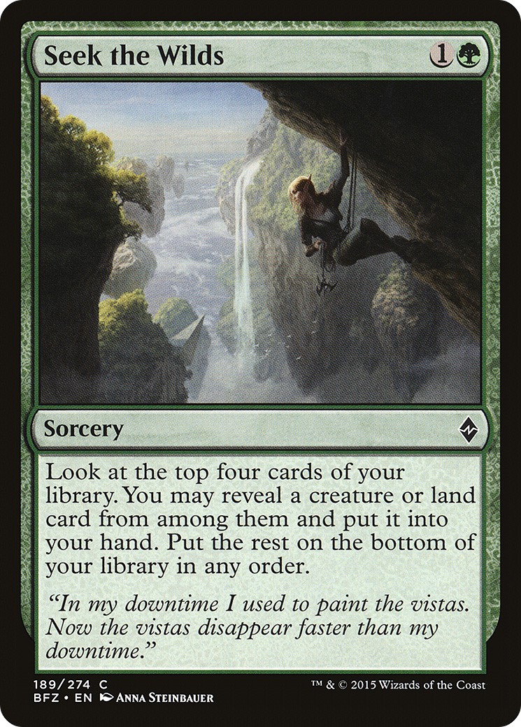 Seek the Wilds (BFZ-189) - Battle for Zendikar Foil