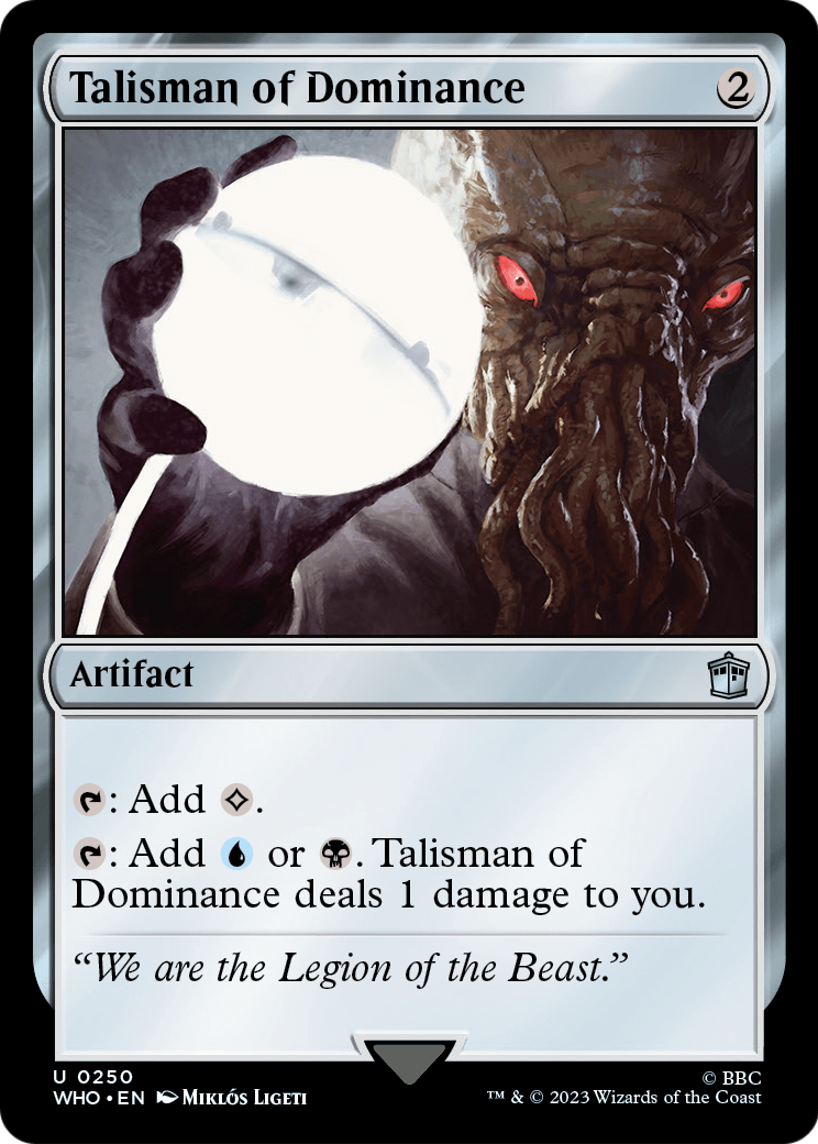 Talisman of Dominance (WHO-250) - Doctor Who Foil