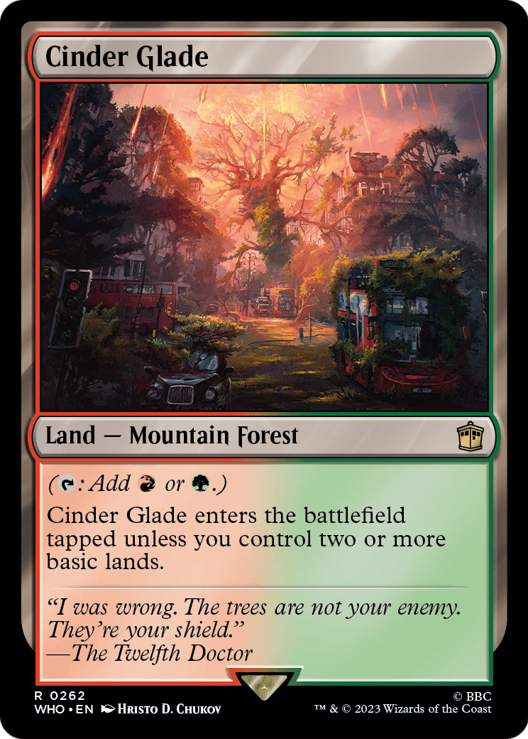 Cinder Glade (WHO-262) - Doctor Who Foil