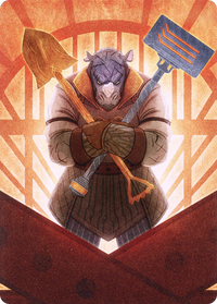 Mr. Orfeo, the Boulder // Mr. Orfeo, the Boulder (ASNC-070) - New Capenna Art Series (Borderless) Foil