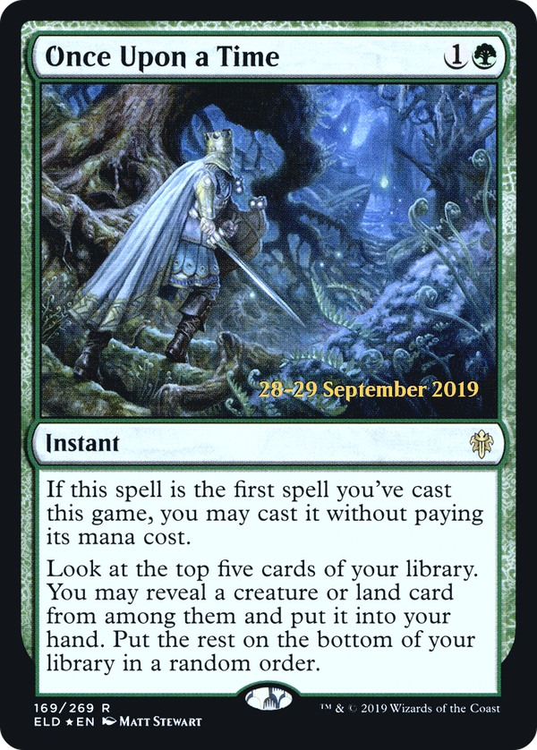 Once Upon a Time (PRE-169) - Throne of Eldraine Promos Foil