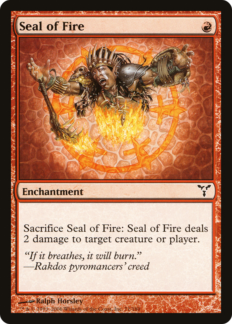 Seal of Fire (DIS-071) - Dissension