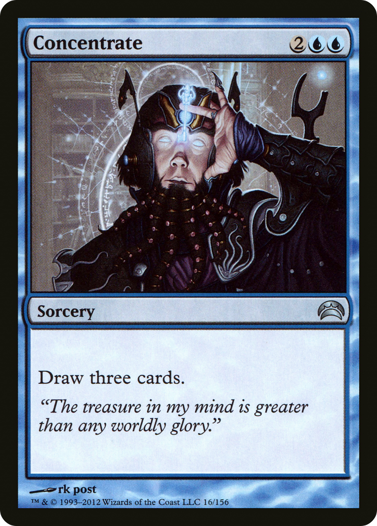 Concentrate (PC2-016) - Planechase 2012 Foil