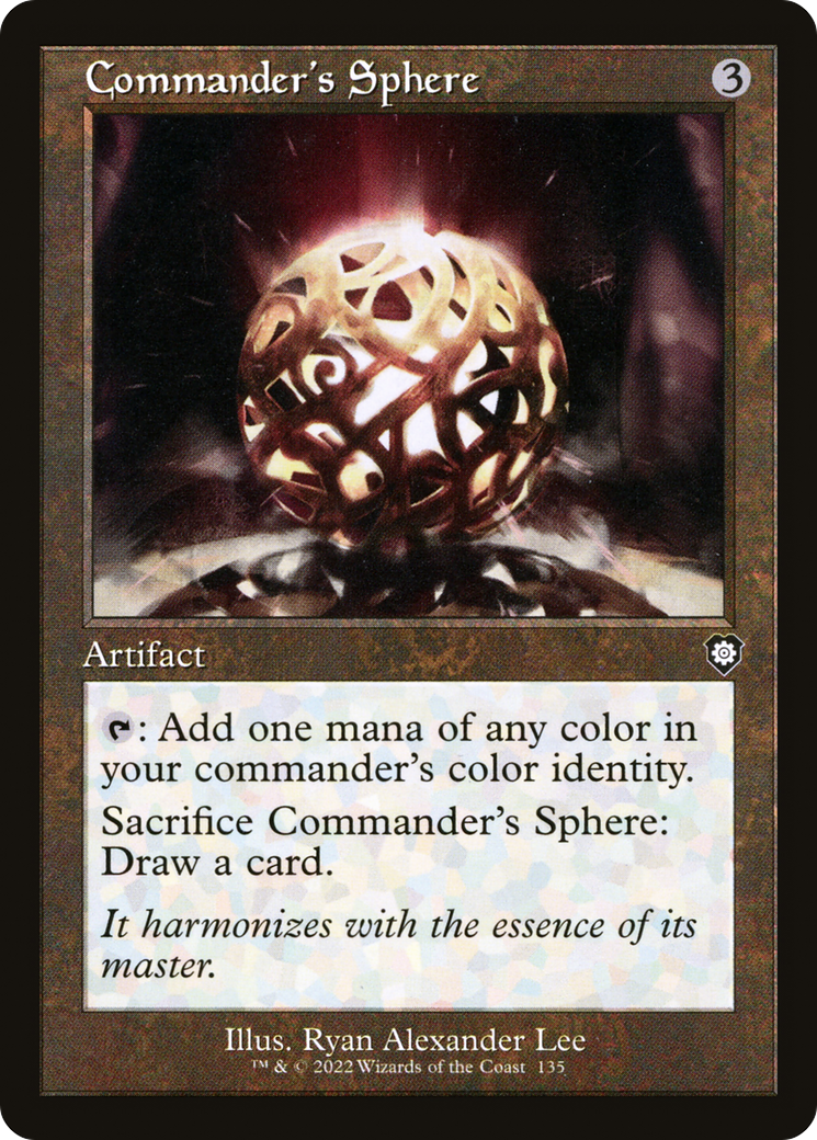 Commander's Sphere (Retro Frame) (BRC-135) - The Brothers' War Commander