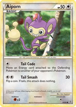 Aipom - Reverse Holofoil Unleashed - Common