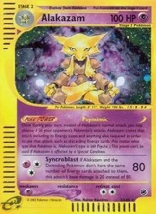 Alakazam (1) - Reverse Holofoil Expedition - Holo Rare
