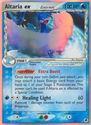 Altaria ex (Delta Species) - Holofoil Dragon Frontiers - Ultra Rare