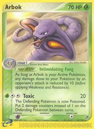 Arbok - Reverse Holofoil Sandstorm - Uncommon
