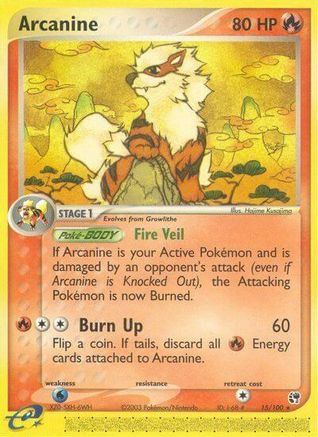 Arcanine 015 Sandstorm - Rare