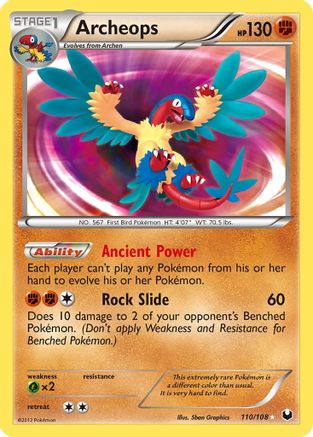 Archeops - Holofoil Dark Explorers - Secret Rare