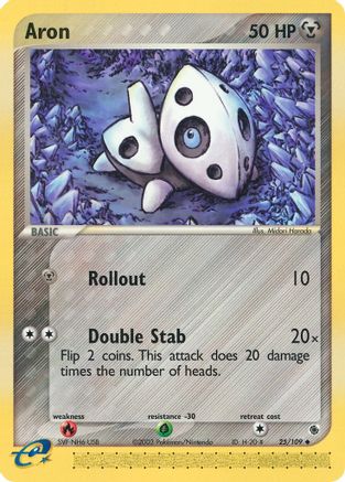 Aron - 25/109/109 Ruby and Sapphire - Uncommon