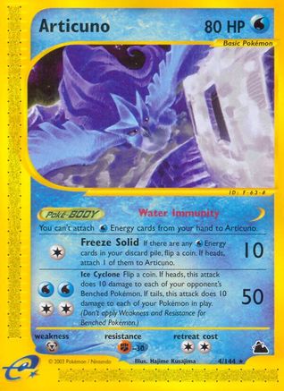 Articuno (4) Skyridge - Rare