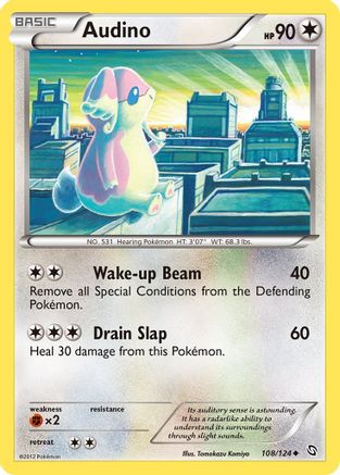 Audino - Reverse Holofoil Dragons Exalted - Uncommon