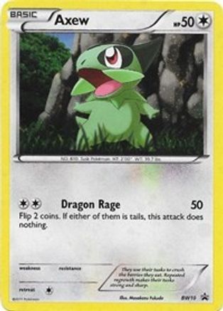 Axew - BW10 - Holofoil Black and White Promos - Promo