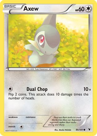 Axew - Reverse Holofoil Noble Victories - Common