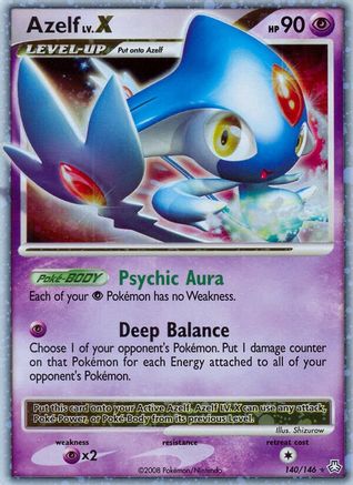 Azelf LV.X - Holofoil Legends Awakened - Ultra Rare