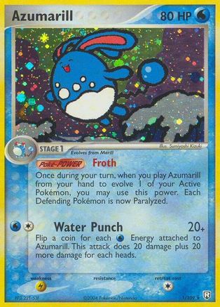 Azumarill 001 - Holofoil Team Rocket Returns - Holo Rare