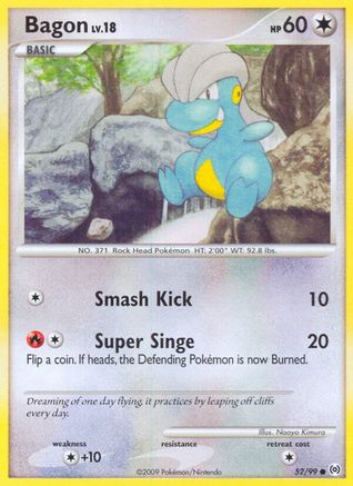 Bagon 052 - Reverse Holofoil Arceus - Common