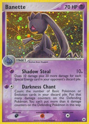Banette - Reverse Holofoil Hidden Legends - Holo Rare