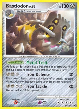 Bastiodon Platinum - Rare