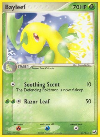 Bayleef - Reverse Holofoil Unseen Forces - Uncommon
