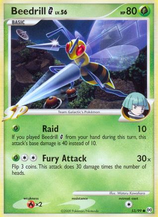Beedrill G 053 Arceus - Common