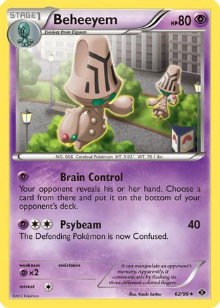 Beheeyem - Reverse Holofoil Next Destinies - Rare