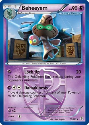 Beheeyem (Team Plasma) - Reverse Holofoil Plasma Storm - Rare