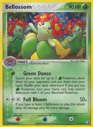 Bellossom - Holofoil Unseen Forces - Holo Rare