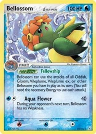 Bellossom (Delta Species) - Reverse Holofoil Holon Phantoms - Rare