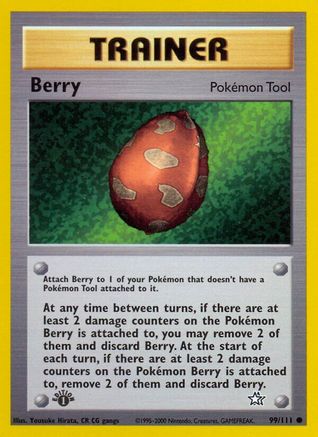 Berry 099 - 1st Edition Neo Genesis - Common