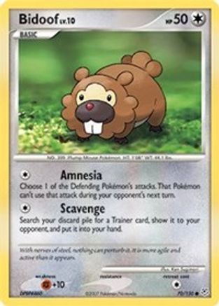 Bidoof 070 Diamond and Pearl - Common