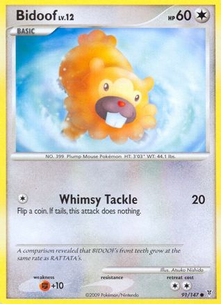 Bidoof Supreme Victors - Common