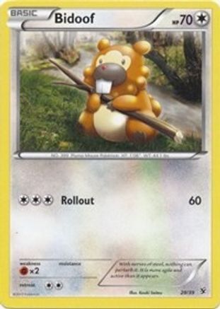 Bidoof Kalos Starter Set - Common