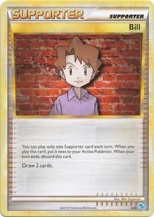 Bill (#5) HGSS Trainer Kit Gyarados & Raichu - Common