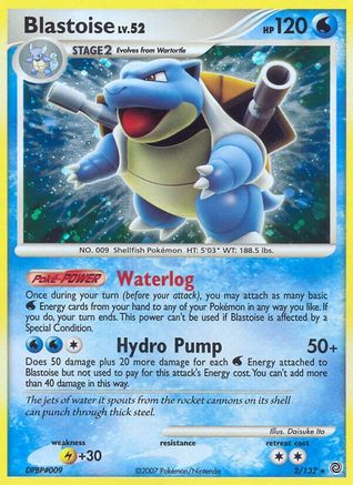 Blastoise - Reverse Holofoil Secret Wonders - Holo Rare
