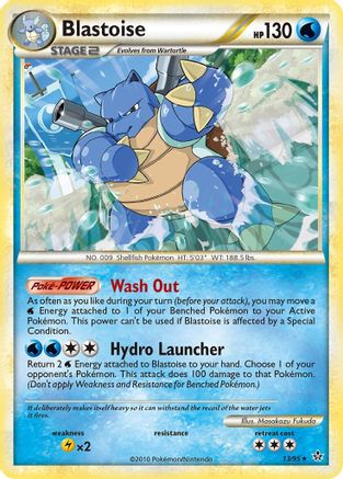 Blastoise - Reverse Holofoil Unleashed - Rare