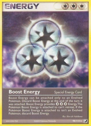Boost Energy - Reverse Holofoil Unseen Forces - Uncommon