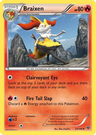 Braixen/146 - Reverse Holofoil XY Base Set - Uncommon