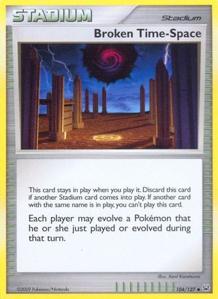 Broken Time-Space/127 - Reverse Holofoil Platinum - Uncommon