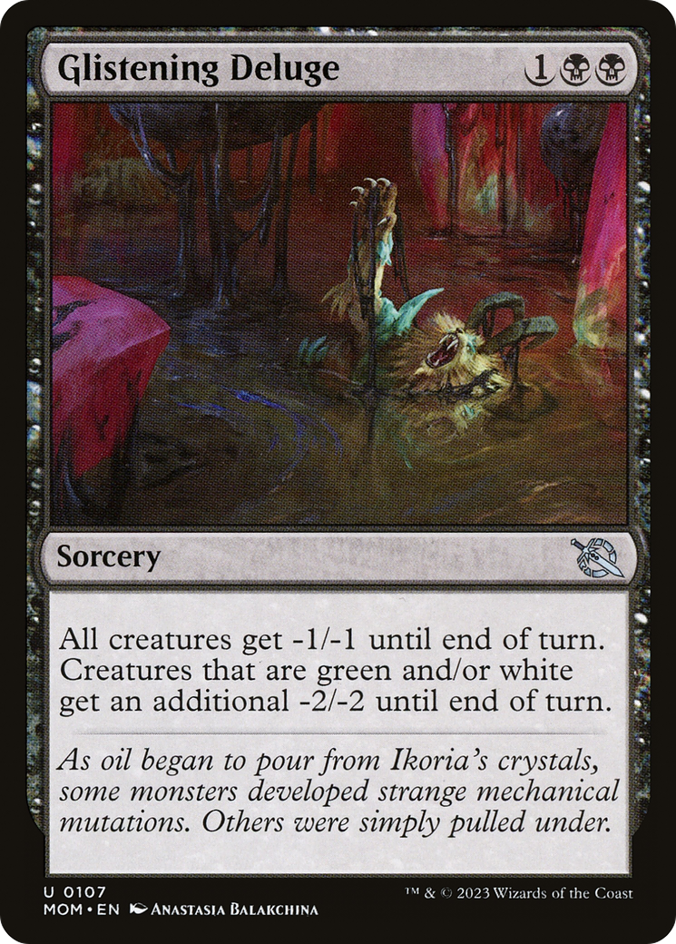 Glistening Deluge (MOM-107) - March of the Machine Foil